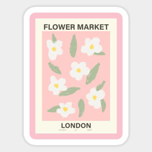 Flower Market Sticker